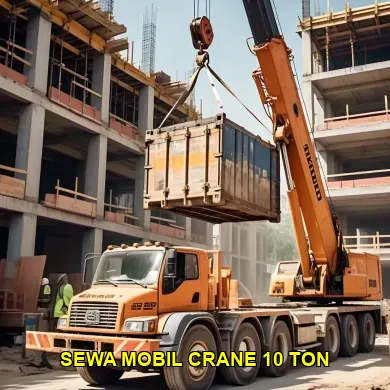 sewa mobil crane 10 ton